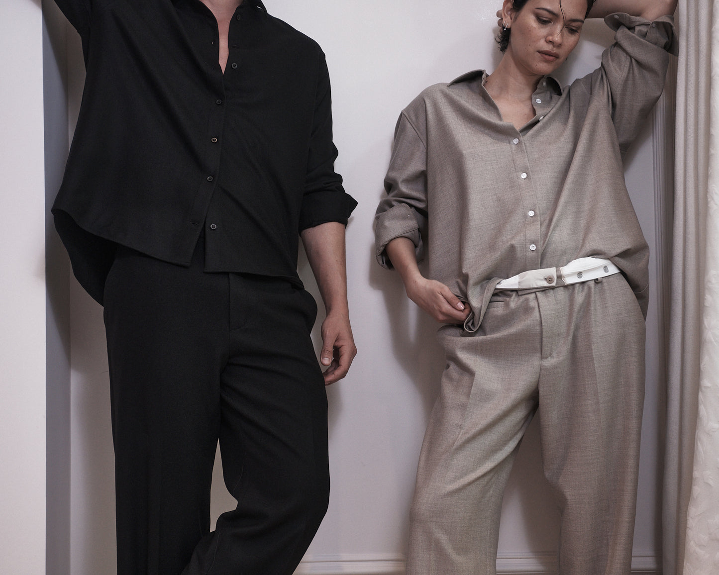 THE UNISEX SHIRT IN LORO PIANA FINE WOOL