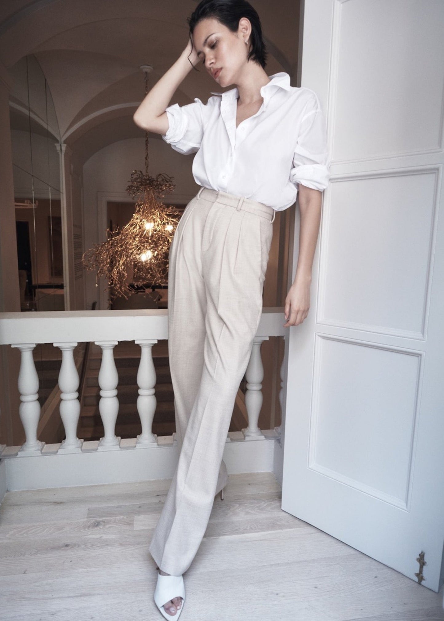 THE LONG LEGGED IN LORO PIANA FINE WOOL