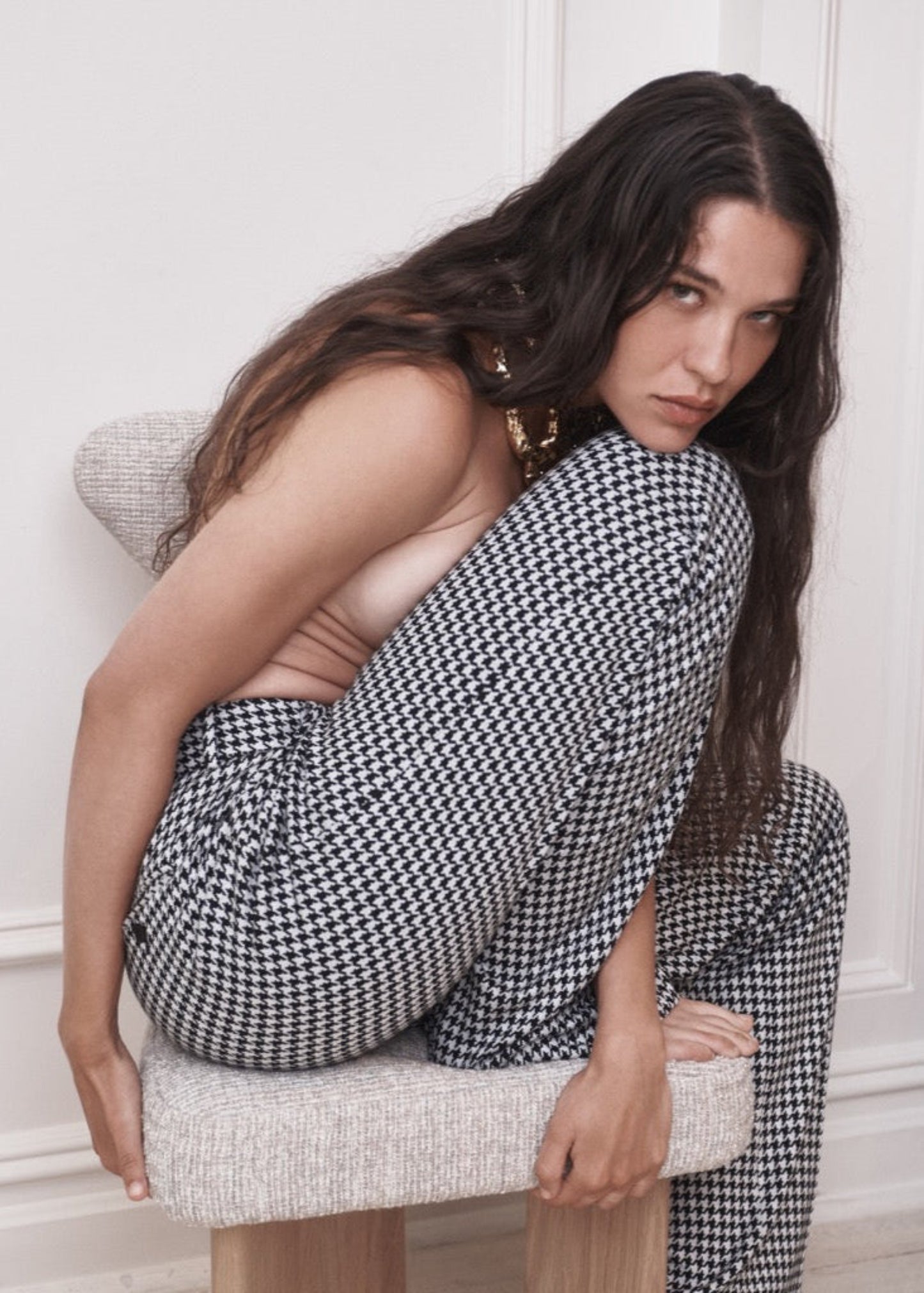 THE LONG LEGGED IN JERSEY PRINT