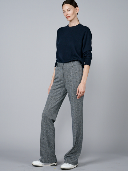 THE PARIS IN JERSEY HERRINGBONE PRINT