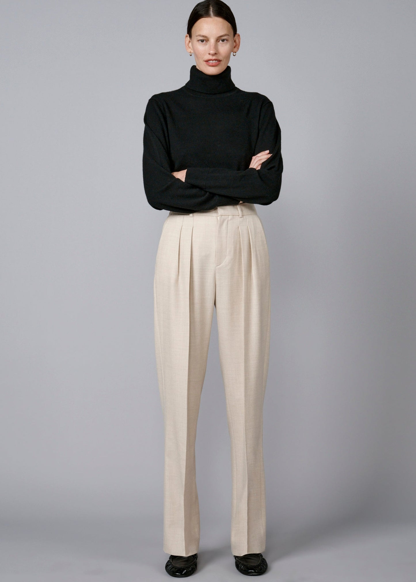 THE LONG LEGGED IN LORO PIANA FINE WOOL