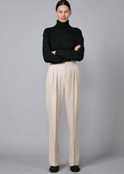 THE LONG LEGGED IN LORO PIANA FINE WOOL