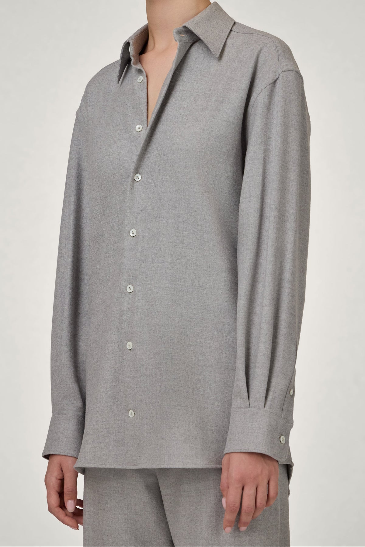The Unisex Shirt in Light Grey