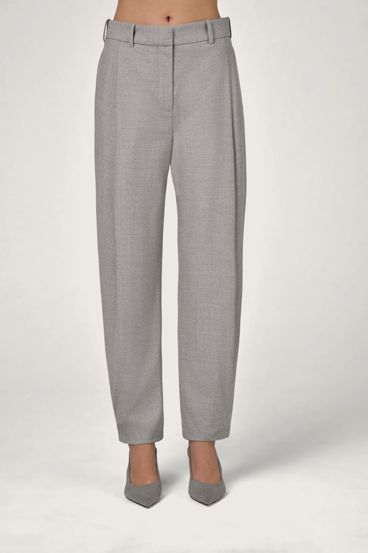 The Sarouel Pants in Light Grey