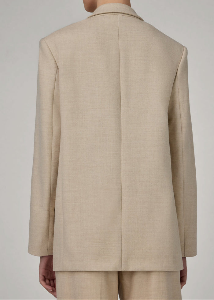 The Relaxed Blazer in Cream