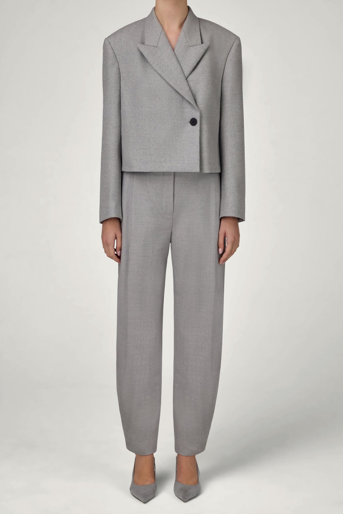 The Sarouel Pants in Light Grey
