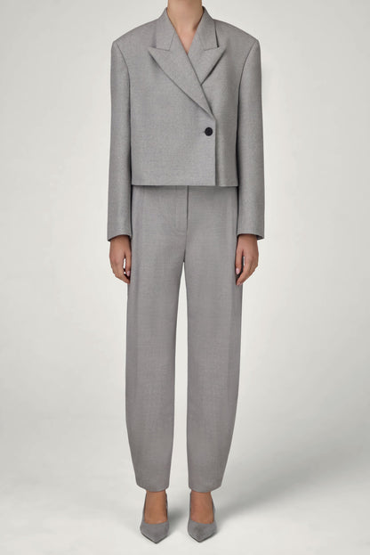 The Sarouel Pants in Light Grey