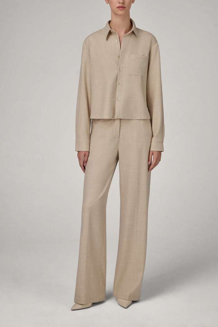 The Bootcut Pants in Cream