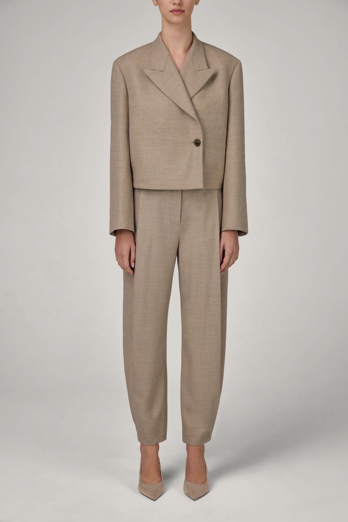 The Sarouel Pants in Beige