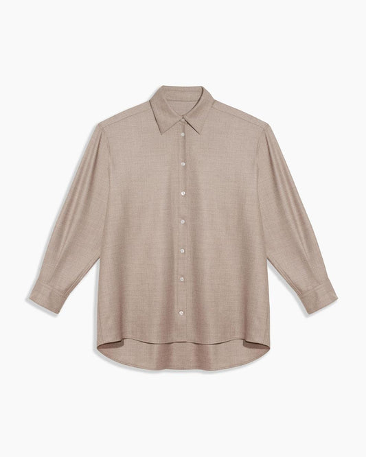 THE UNISEX SHIRT IN LORO PIANA FINE WOOL